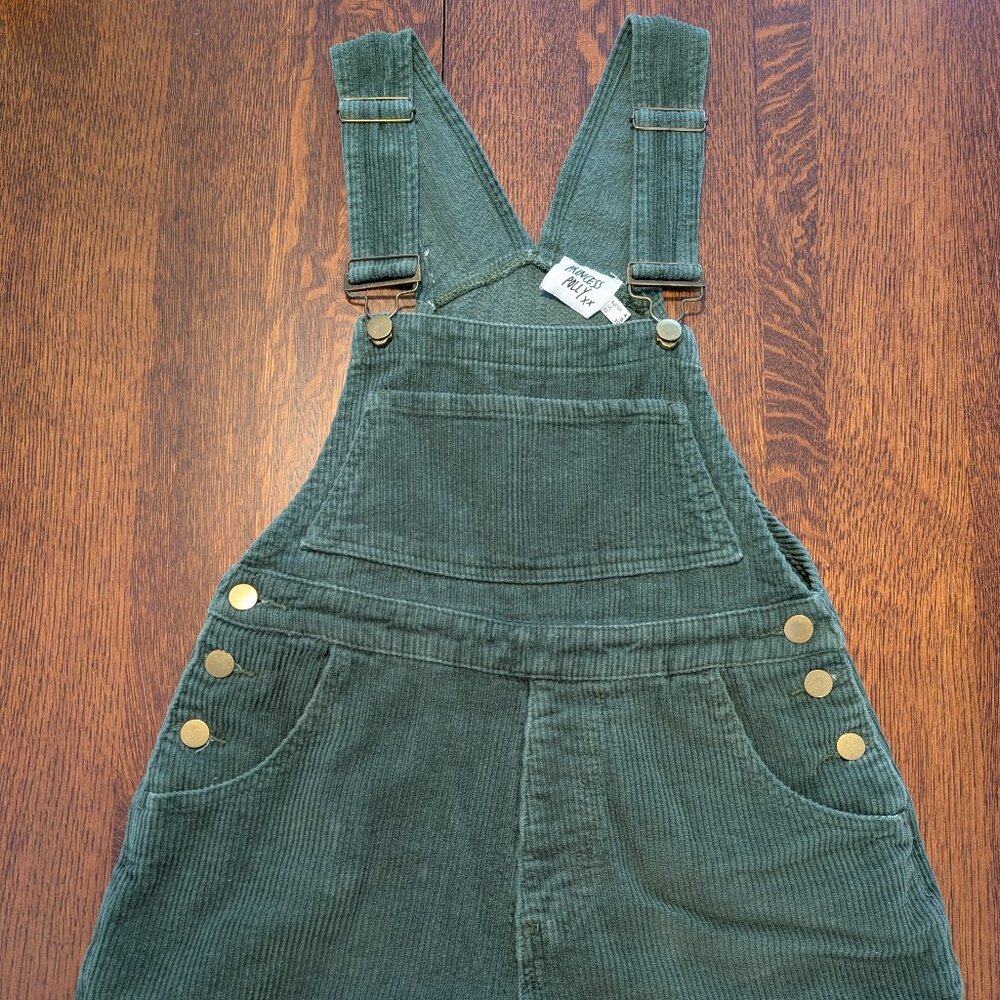 Princess Polly Corduroy Overalls – US 0 Dark Green